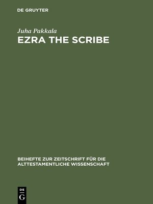 cover image of Ezra the Scribe
